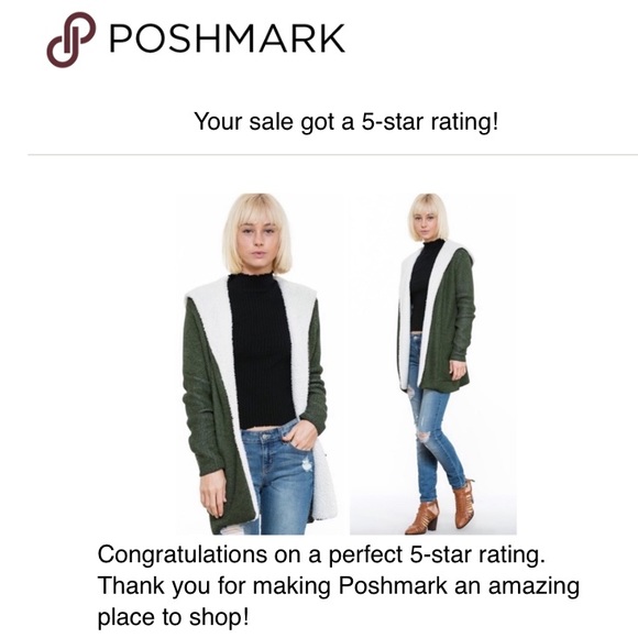 OLIVE SHERPA COAT - Picture 2 of 8